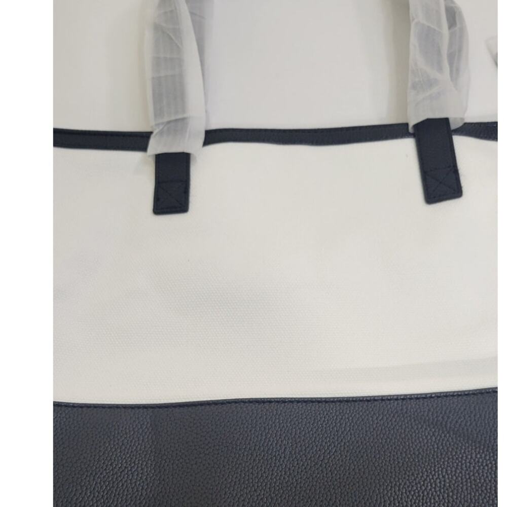 Walter Baker Tote Large Weekender Canvas Bag Overnight Laptop Office Tote NWT - Picture 3 of 9